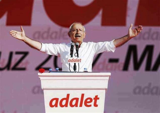 Kemal Kılıçdaroğlu, Maltepe Adalet Mitingi,  2017