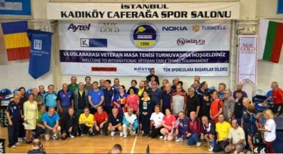 15. ULUSLAR ARASI VETERAN MASA TENİSİ TURNUVASI GERÇEKLEŞTİRİLDİ