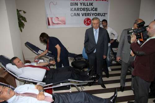 MHP KAN VERİYOR, KARDEŞLİĞE CAN VERİYOR