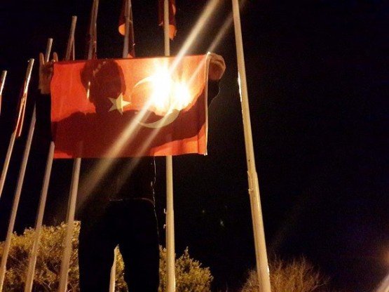 MHP Tuzla. Bayrağa Saygı Yürüyüşü