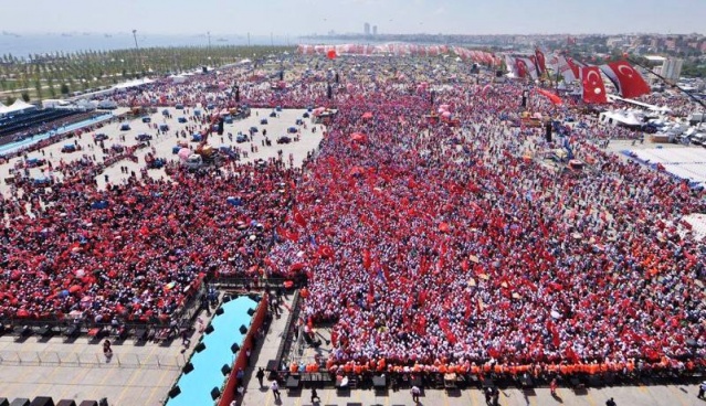 Yenikapı Demokrasi ve Şehitler Mitingi fotoları 2016