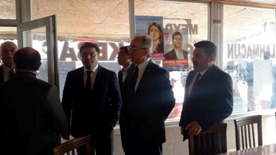 Murat Karayalçın, Kurşunlanan Mahalle Temsilciliğini ziyaret etti