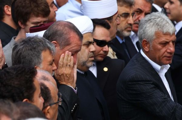 TENZİLE ERDOĞAN'IN CENAZE FOTOLARI