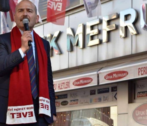 İçişleri Bakanı Süleyman Soylu Ataşehir Referandum Çalışması 2017
