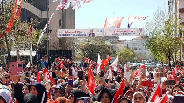 İçişleri Bakanı Süleyman Soylu Ataşehir Referandum Çalışması 2017