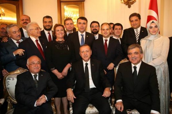Tayyip Erddoğan, Abdullah Gül, Cumhurbaşkanı resepsiyon