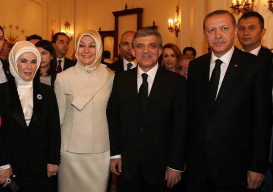Tayyip Erddoğan, Abdullah Gül, Cumhurbaşkanı resepsiyon