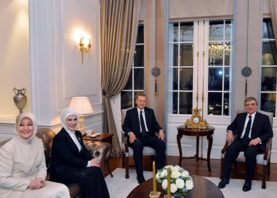 Tayyip Erddoğan, Abdullah Gül, Cumhurbaşkanı resepsiyon