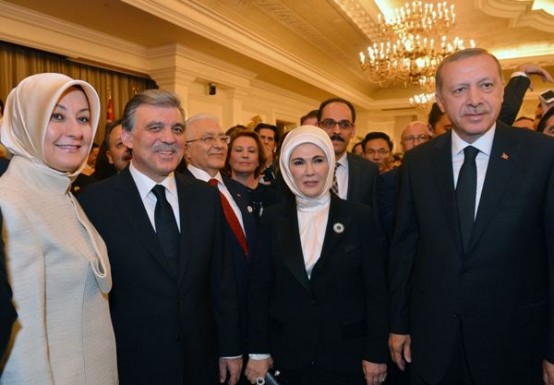 Tayyip Erddoğan, Abdullah Gül, Cumhurbaşkanı resepsiyon