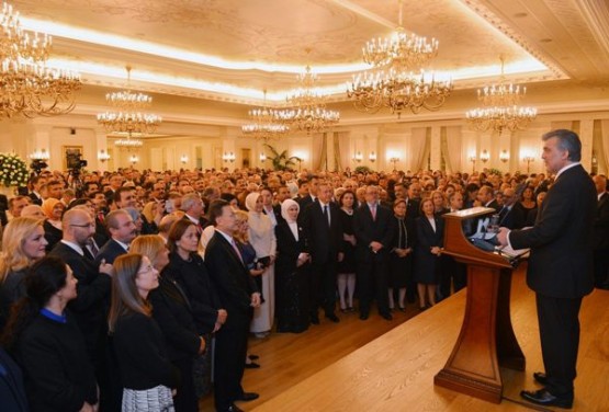 Tayyip Erddoğan, Abdullah Gül, Cumhurbaşkanı resepsiyon