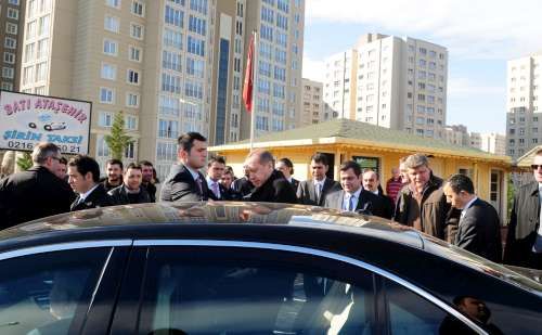 TAYYİP ERDOĞAN, BATI ATAŞEHİR ŞİRİN TAKSİ ZİYARETİ