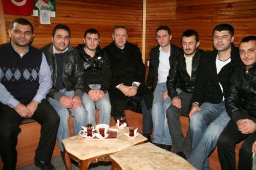 TAYYİP ERDOĞAN, BATI ATAŞEHİR ŞİRİN TAKSİ ZİYARETİ
