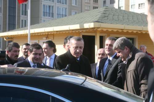 TAYYİP ERDOĞAN, BATI ATAŞEHİR ŞİRİN TAKSİ ZİYARETİ