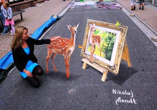 Üç Boyutlu Sokak Fotoğrafları