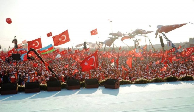 Yenikapı Demokrasi ve Şehitler Mitingi, MHP Fotoları 2016
