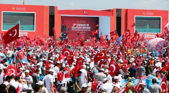 Yenikapı Demokrasi ve Şehitler Mitingi fotoları 2016