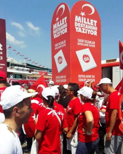 Yenikapı Demokrasi ve Şehitler Mitingi fotoları 2016