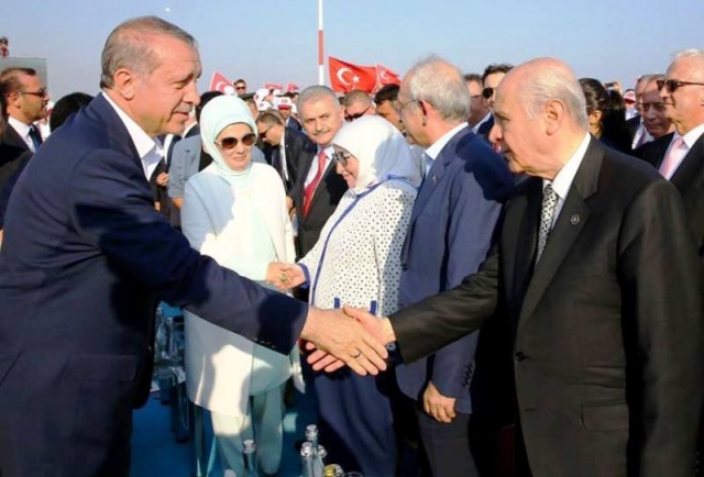 Yenikapı Demokrasi ve Şehitler Mitingi fotoları 2016
