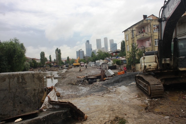 Ataşehir, Yenisahra, Ali Fuat Cebesoy Köprüsü Sel Baskını Fotoları 18 Temmuz 2017