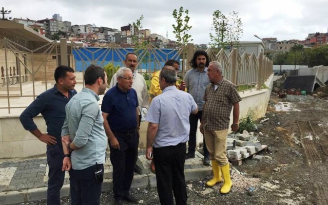 Ataşehir, Yenisahra, Ali Fuat Cebesoy Köprüsü Sel Baskını Fotoları 18 Temmuz 2017