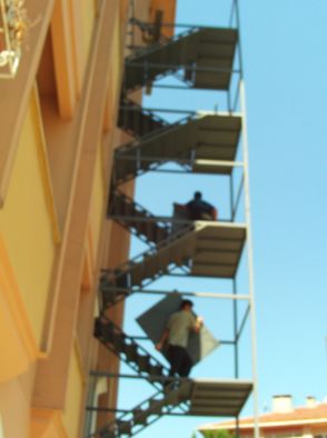 KARABOĞA YANGIN MERDİVENİ İMALATI