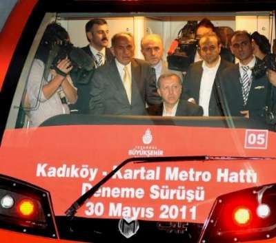 Kadıköy-Kartal hattında deneme sürüşü