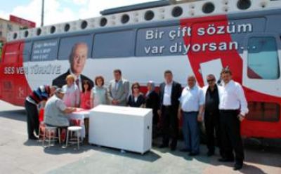 MHP'NİN 'DERT OTOBÜSÜ' İSTANBUL’DA..
