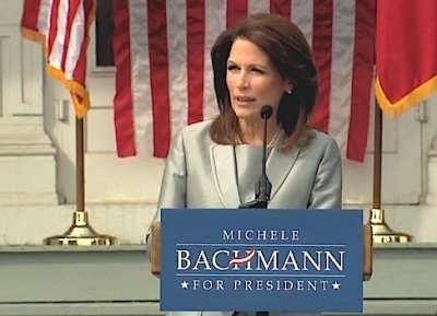 Michele Bachmann ABD'nin ilk kadın başkanı olmak için adaylığını açıkladı
