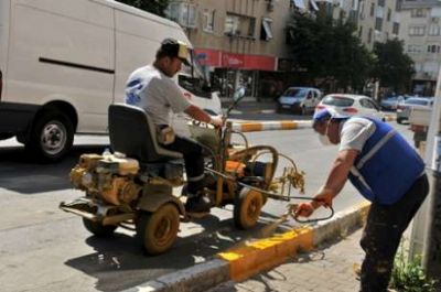Pendik Kaldırımlar Renkleniyor