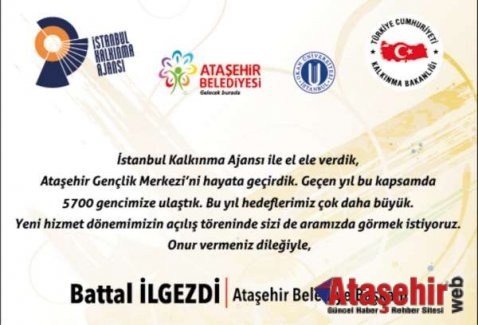 Ataşehir Gençlik Merkezi yeni hizmet dönemi açılıyor