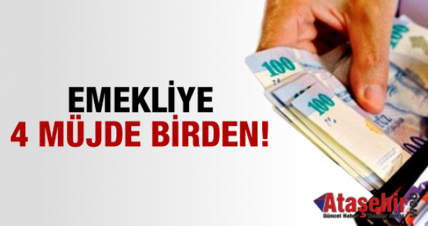 Başbakan Davutoğlu'ndan Emekliye 4 müjde