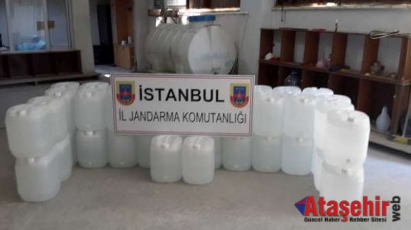 İstanbul'da sahte içki operasyonu