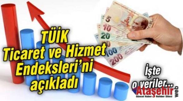 Ticaret ve hizmet sektörlerinde ciro %3,0 arttı