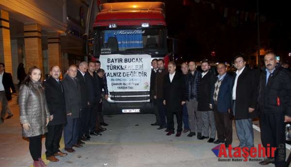 Çankırı'dan Bayırbucak Türkmenlerine Yardım tırı yola çıktı