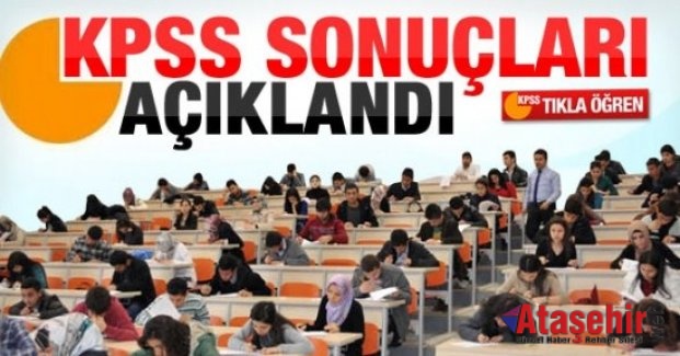 KPSS sonuçları açıklandı, 2015