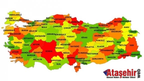 İllerde Yaşam Endeksi, 2015