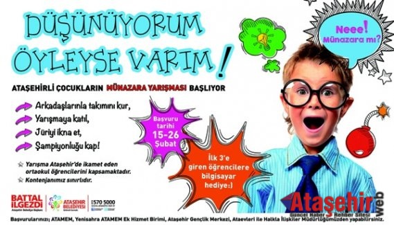 Ataşehir'de Öğrenciler yarışıyor