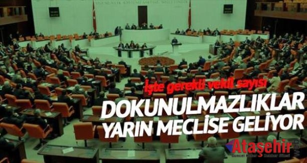 VEKİLLERİN DOKUNULMAZLIĞI KALKARSA NE OLACAK?
