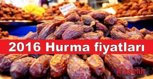 2016 Hurma fiyatları