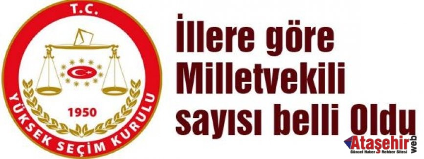 Bazı illerin çıkaracağı milletvekili sayısı değişti