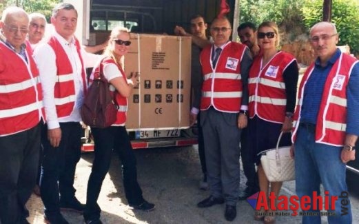 Kızılay Beykoz’dan Suriyeli ailelere  yardım