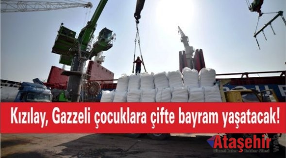Kızılay, Gazzeli çocuklara çifte bayram yaşatacak!