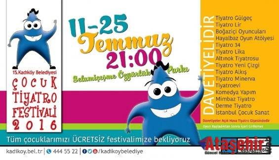 Miniklerin yıldızlar altında tiyatro keyfi başladı