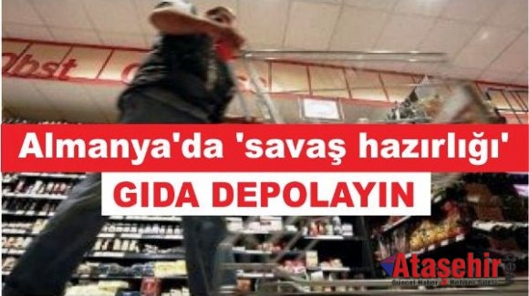 Almanya'da 'savaş hazırlığı'
