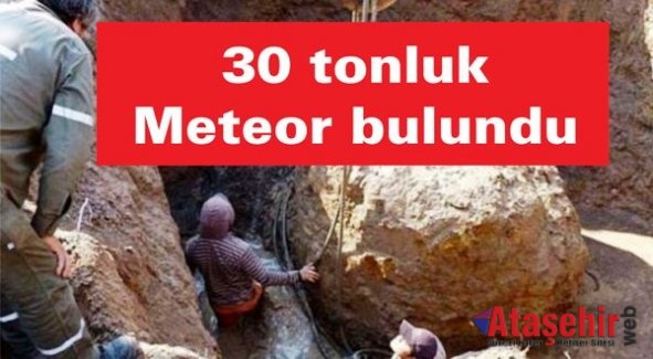 30 tonluk meteor bulundu