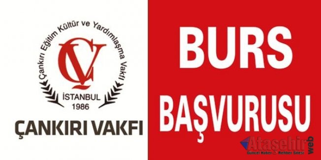 ÇANKIRI VAKFI "BURS" DUYURUSU