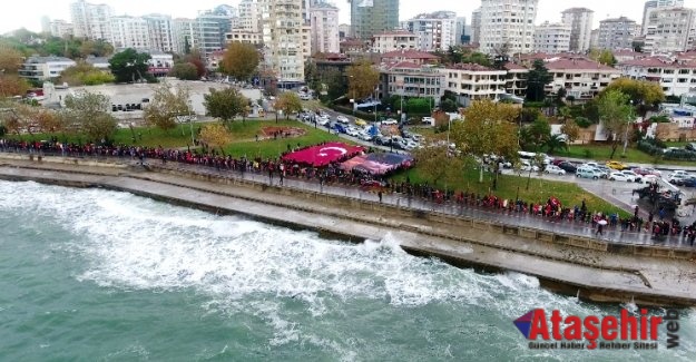 KADIKÖYLÜLER'DEN ATA’YA SAYGI ZİNCİRİ