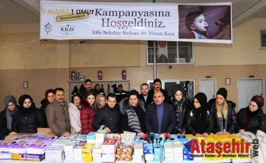 BAĞIŞLAR HALEPLİ BEBEKLERE DAĞITILDI