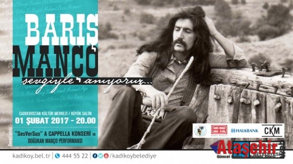 BARIŞ MANÇO KADIKÖY'DE ANILIYOR