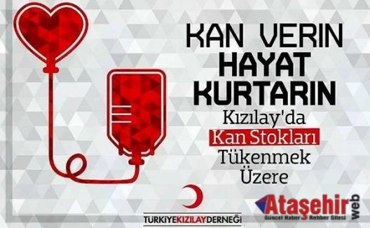 Kızılay'dan kan bağışı çağrısı